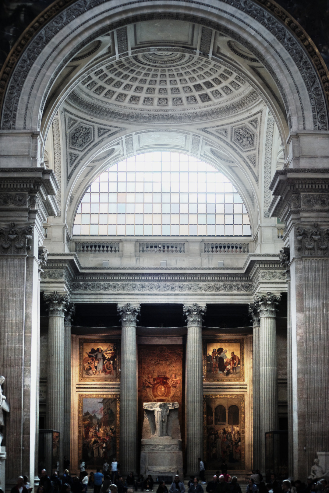 A monument by Henri Bouchard inside the Panthéon