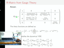 Talk on dynamical R-matrices for superspin chains at CERN